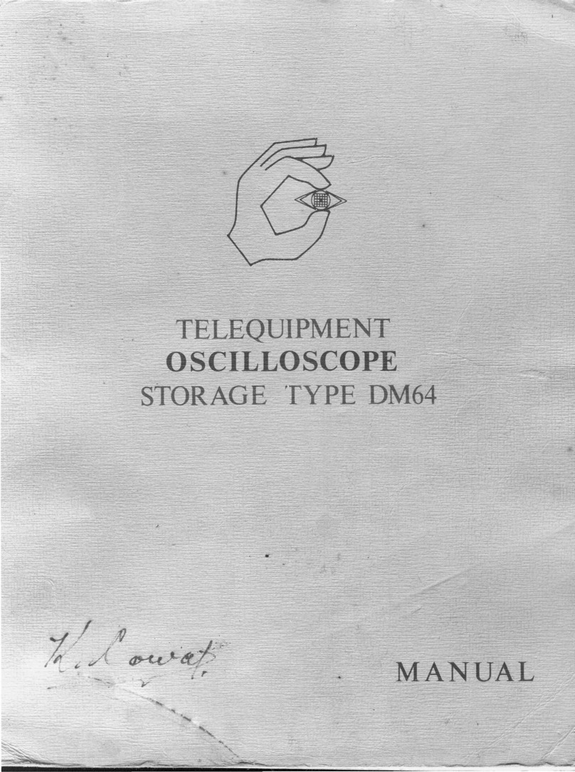 Telequipment DM64 manual