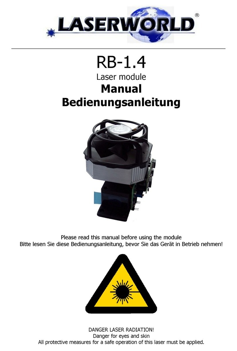 Laserworld RB-1.4 User manual