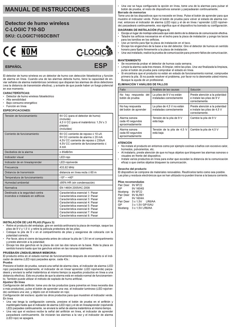 C-LOGIC 710-SD instruction manual