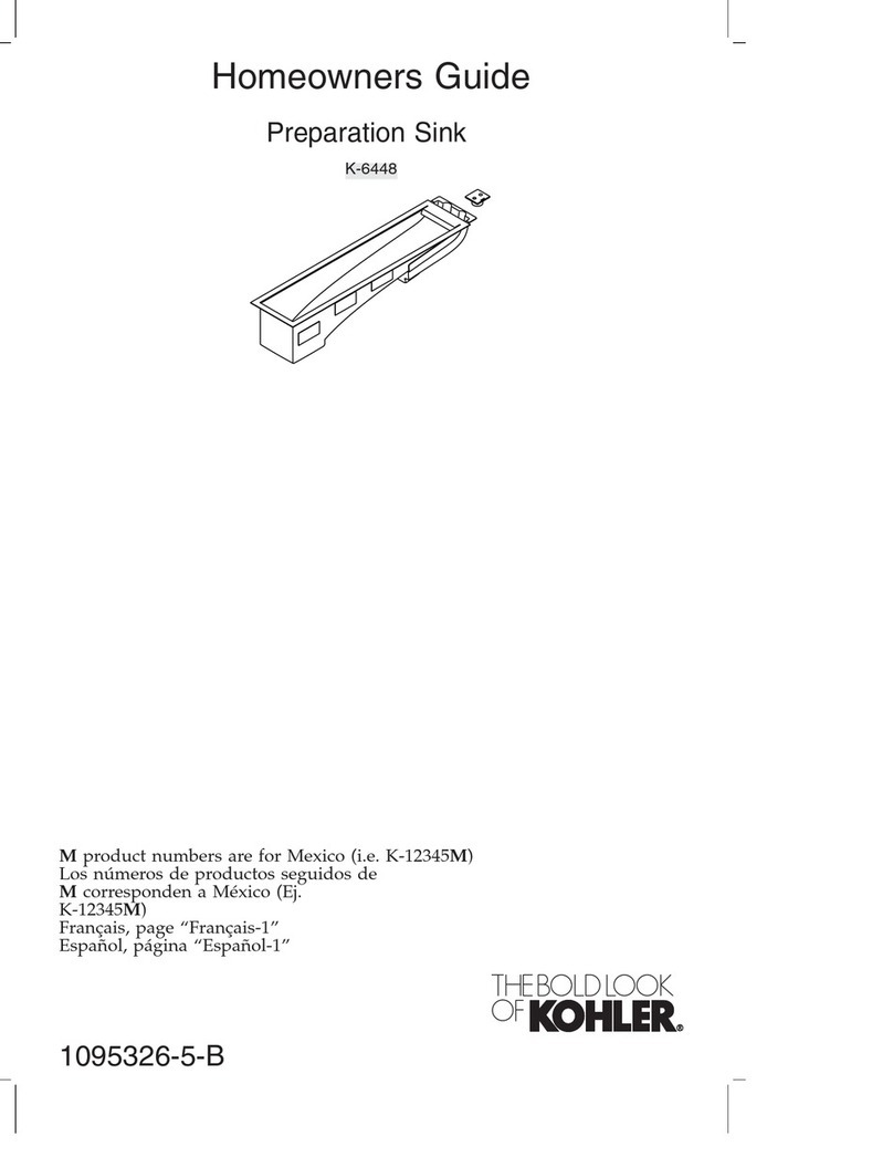 Kohler K-6448 Assembly instructions Kohler K-6448 Assembly instructions