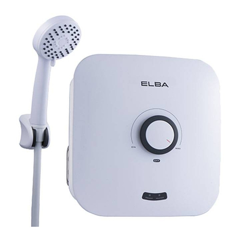 Elba ACQUA Series owner's manual