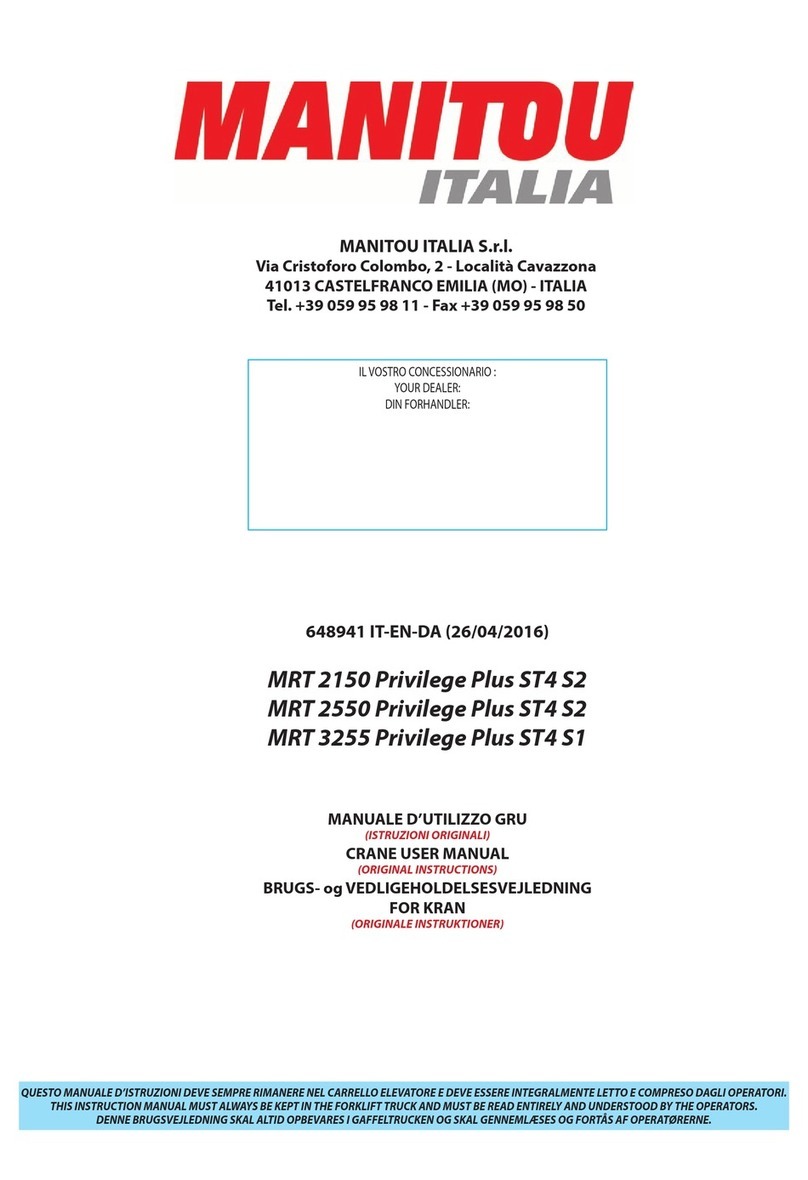 Manitou MRT 2150 Privilege Plus ST4 S2 user manual