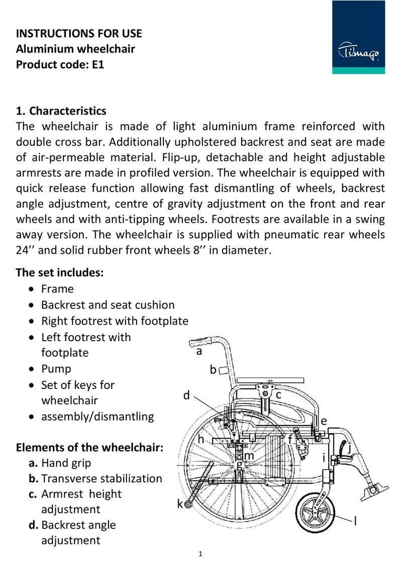 Timago E1 Instructions for use