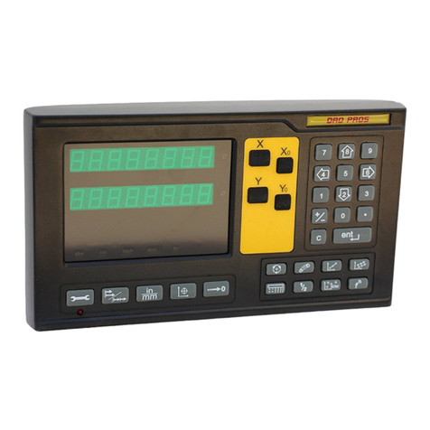 DRO PROS EL400 quick start guide