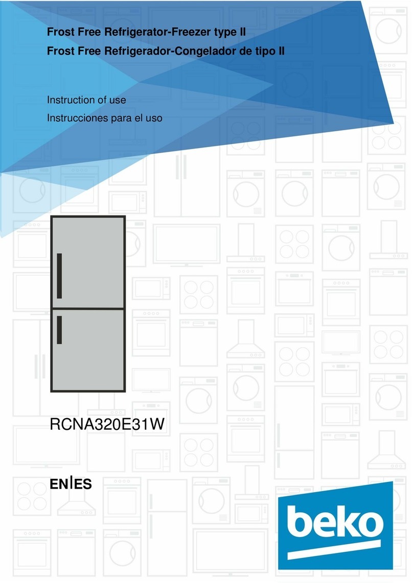 Beko RCNA320E31W Instruction Manual