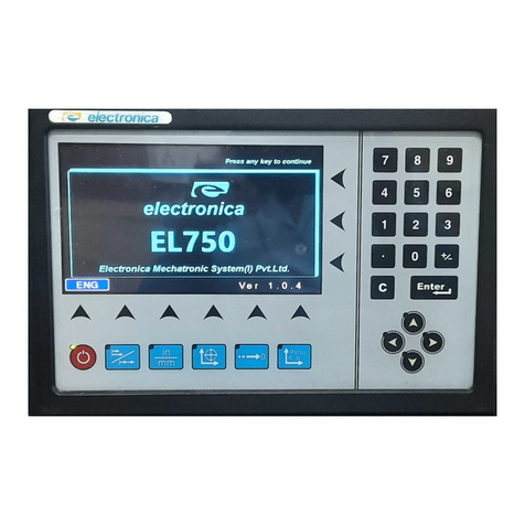 electronica EL 750 Operational manual electronica EL 750 Operational manual