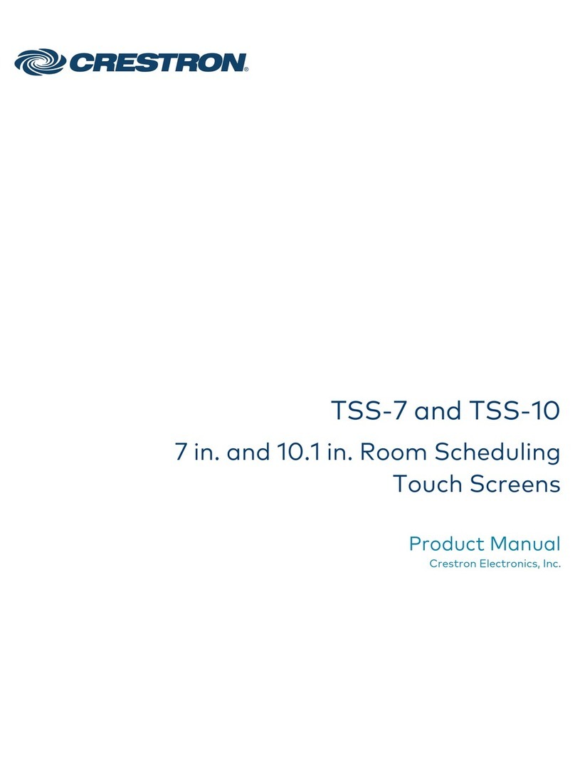 Crestron Electronics TSS-7 product manual