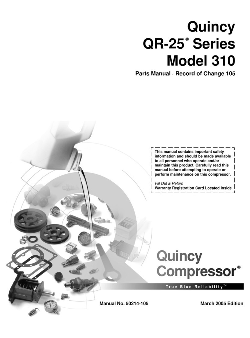 Quincy Compressor QR-25 Series User manual