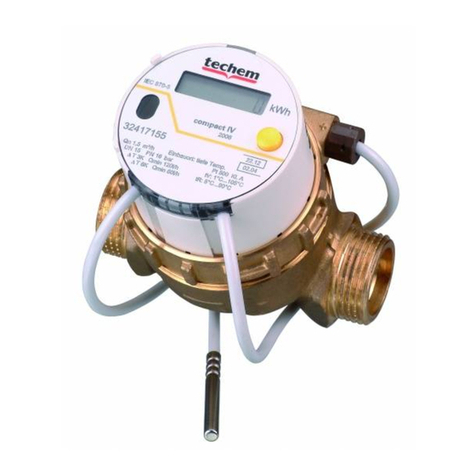 techem Compact IV c operating instructions