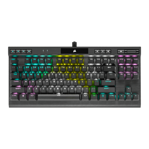Corsair K70 RGB TKL manual Corsair K70 RGB TKL manual