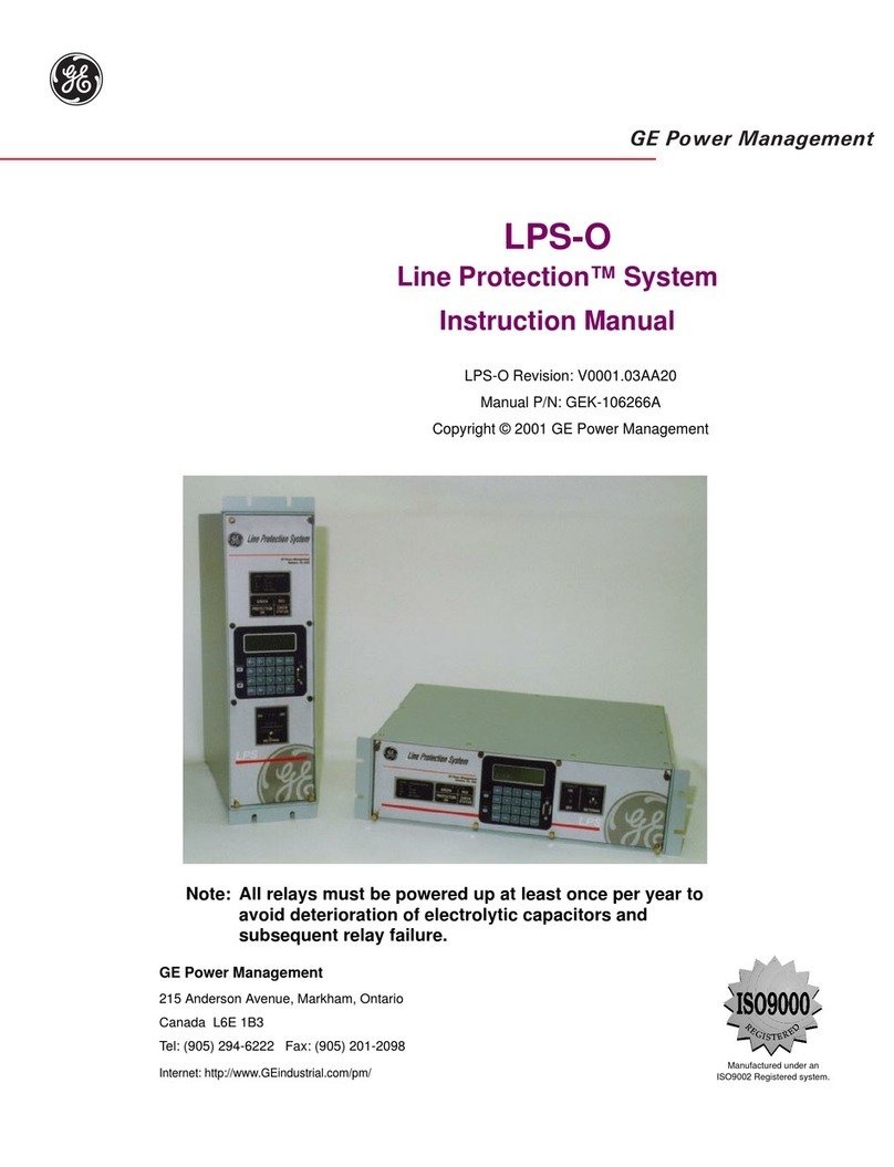 GE LPS-O User manual