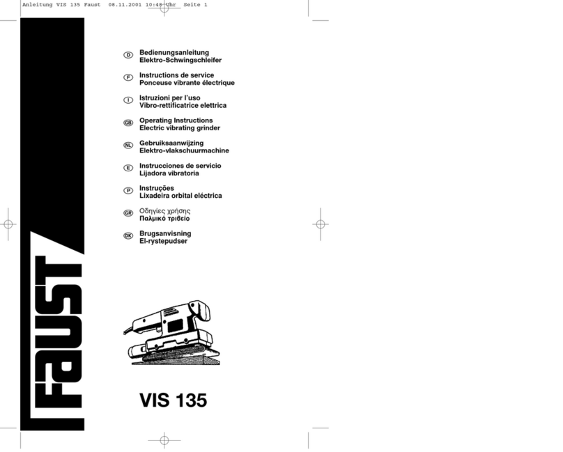 Faust VIS 135 User manual