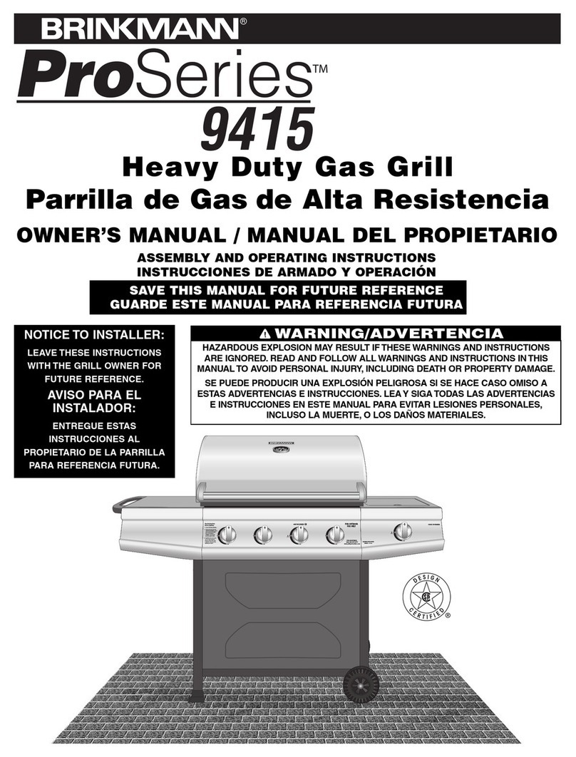 Brinkmann proseries 9415 User manual