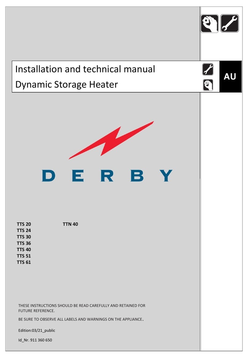Derby TTS 20 Installation and technical manual