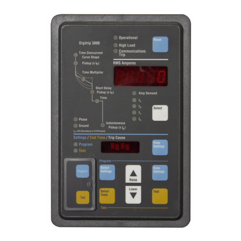 Eaton Cutler-Hammer Digitrip 3000 Programming manual
