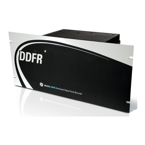 GE Multilin DDFR User manual