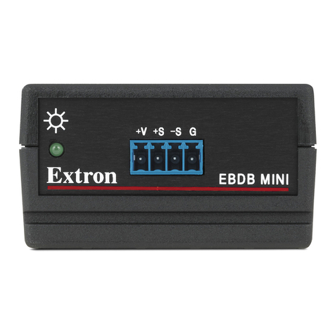 Extron electronics EBDB Mini Setup guide