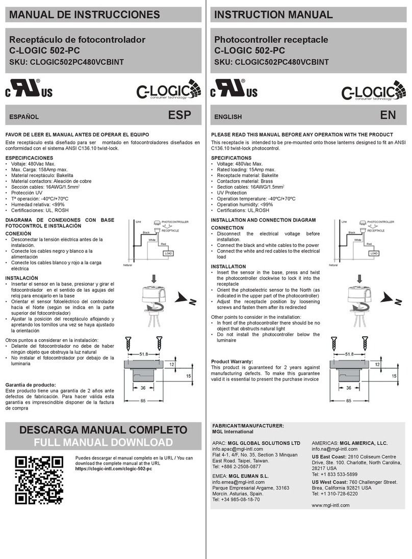 C-LOGIC 502-PC instruction manual
