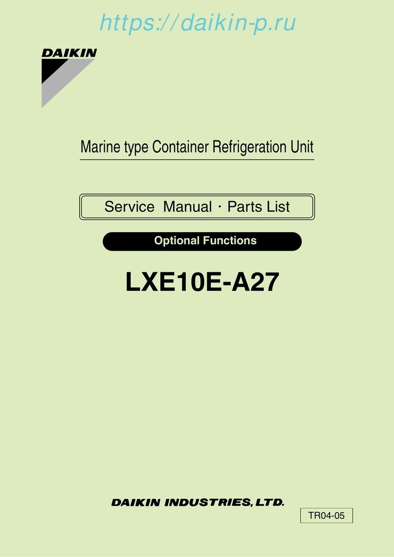 Daikin LXE10E-A27 Service manual & parts list