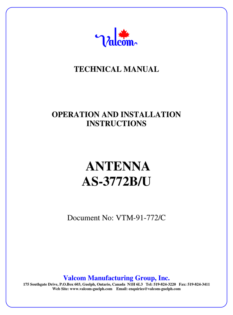 Valcom AS-3772B/U User manual