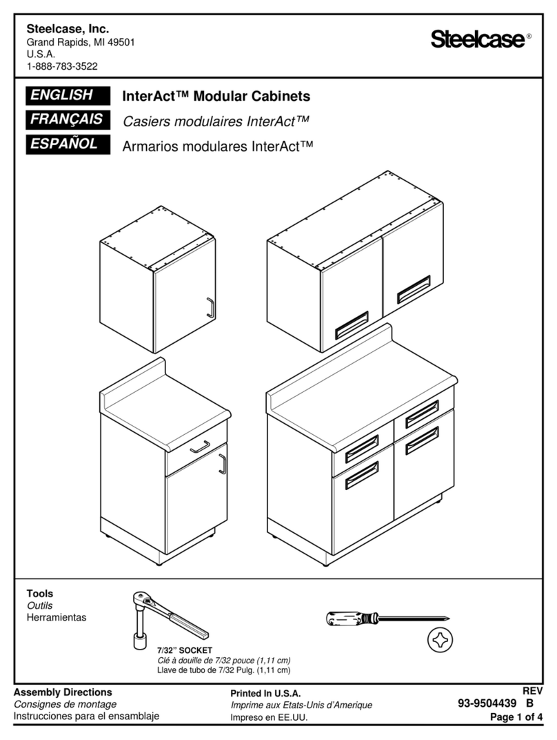 Steelcase InterAct Assembly Directions