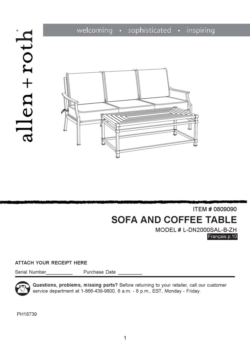 Allen + Roth L-DN2000SAL-B-ZH User manual Allen + Roth L-DN2000SAL-B-ZH User manual
