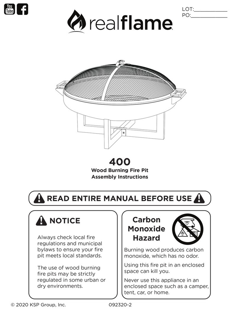 RealFlame 400 User manual RealFlame 400 User manual