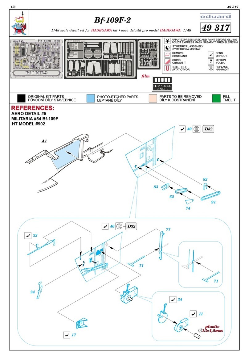Eduard Bf-109F-2 quick start guide