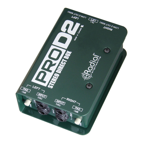Radial Engineering ProD2 User manual