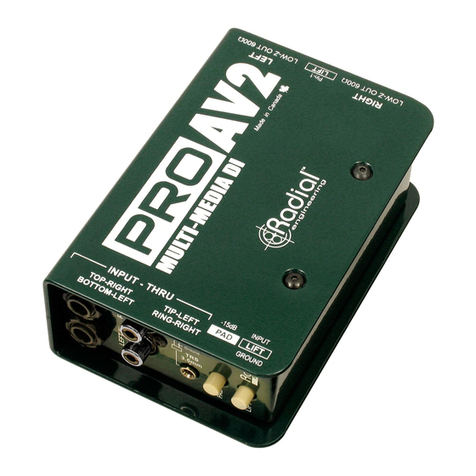 Radial Engineering ProAV2 User manual