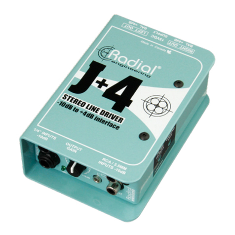 Radial Engineering J+4 User manual