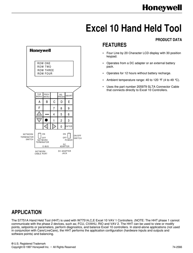 Honeywell S7751A Operation manual