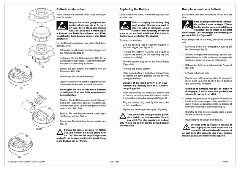 Ebro AL103 User manual