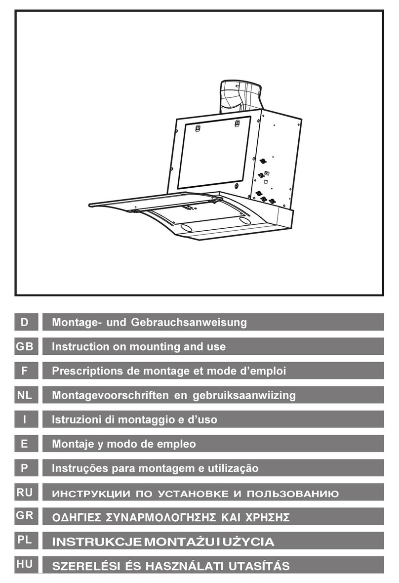 Smeg kset 650 Instruction of mounting and use