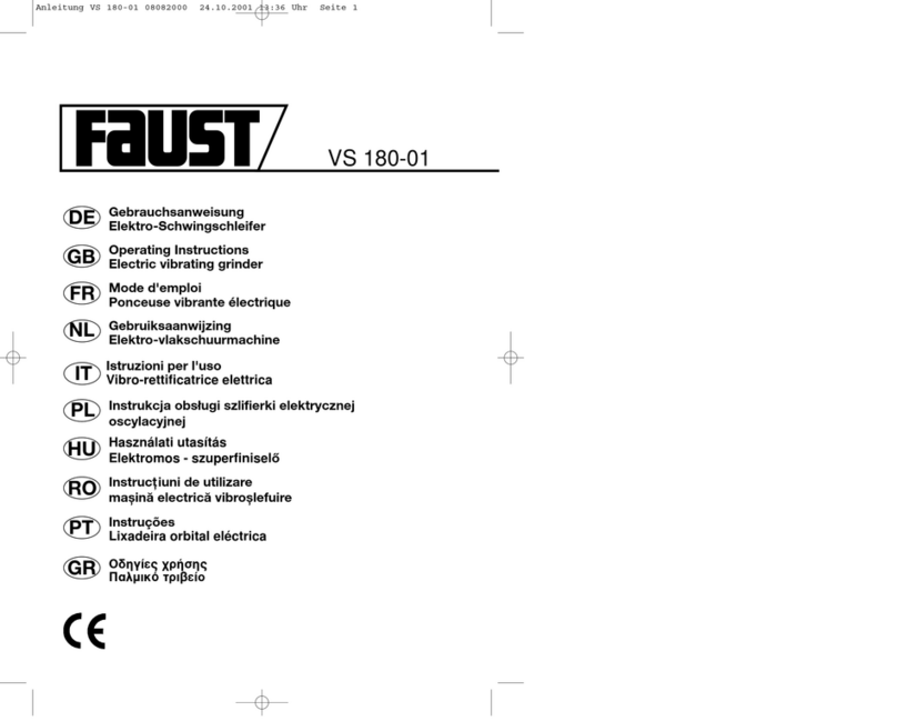 Faust VS 180-01 User manual