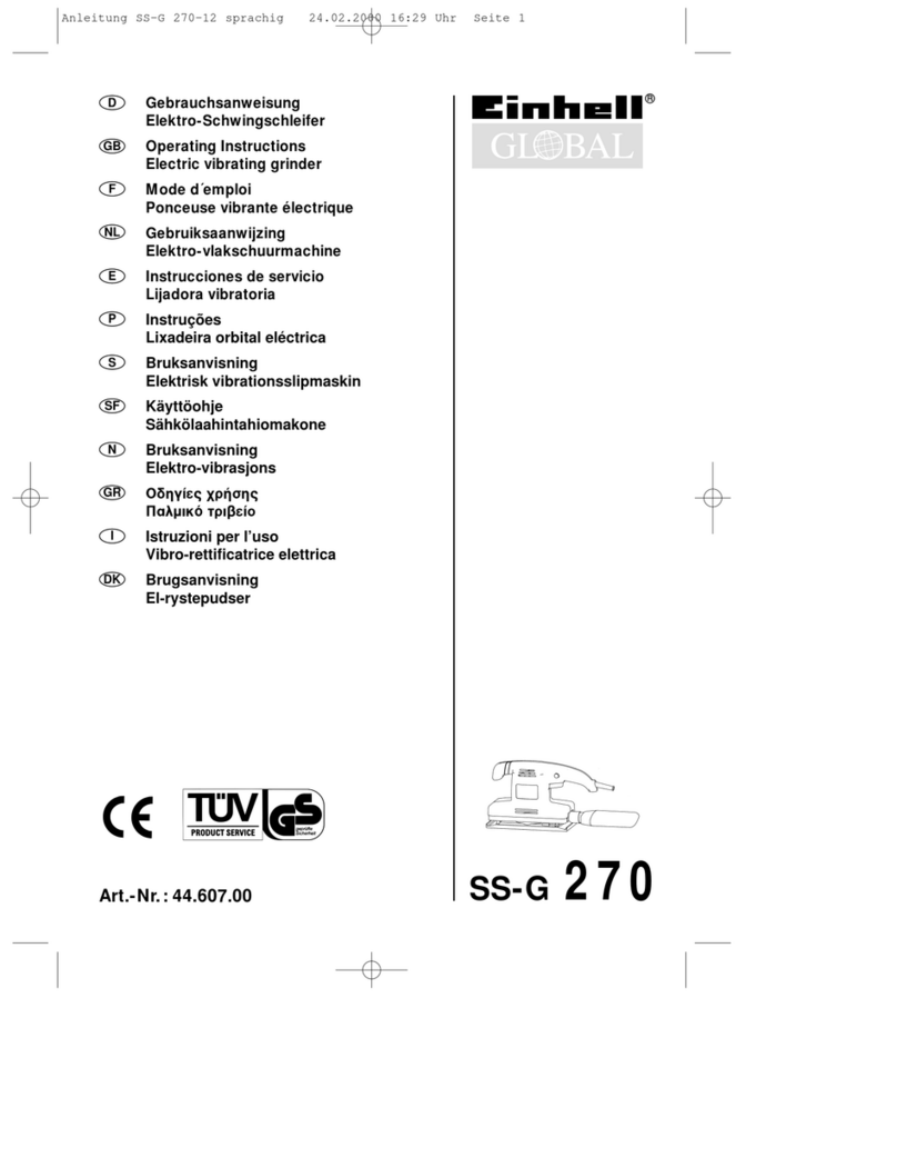 Einhell Global SS-G 270 operating instructions