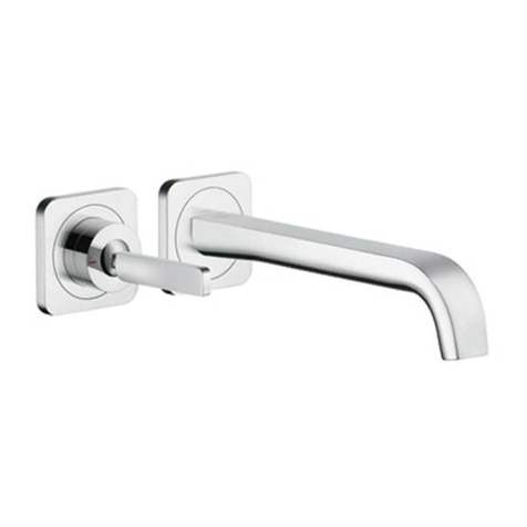 Hans Grohe AXOR Citterio E 36106000 User manual Hans Grohe AXOR Citterio E 36106000 User manual