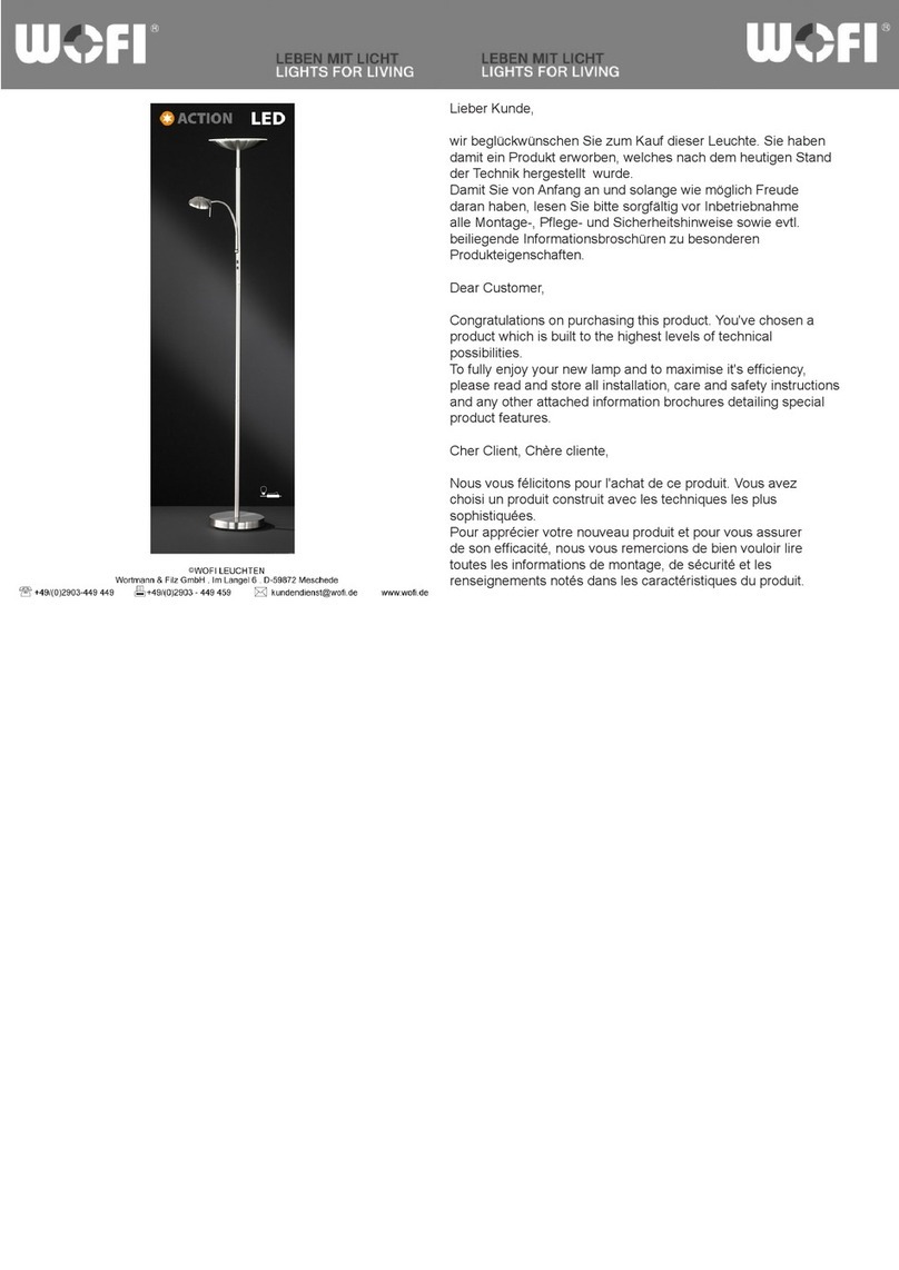 wofi 374602 Series installation instructions