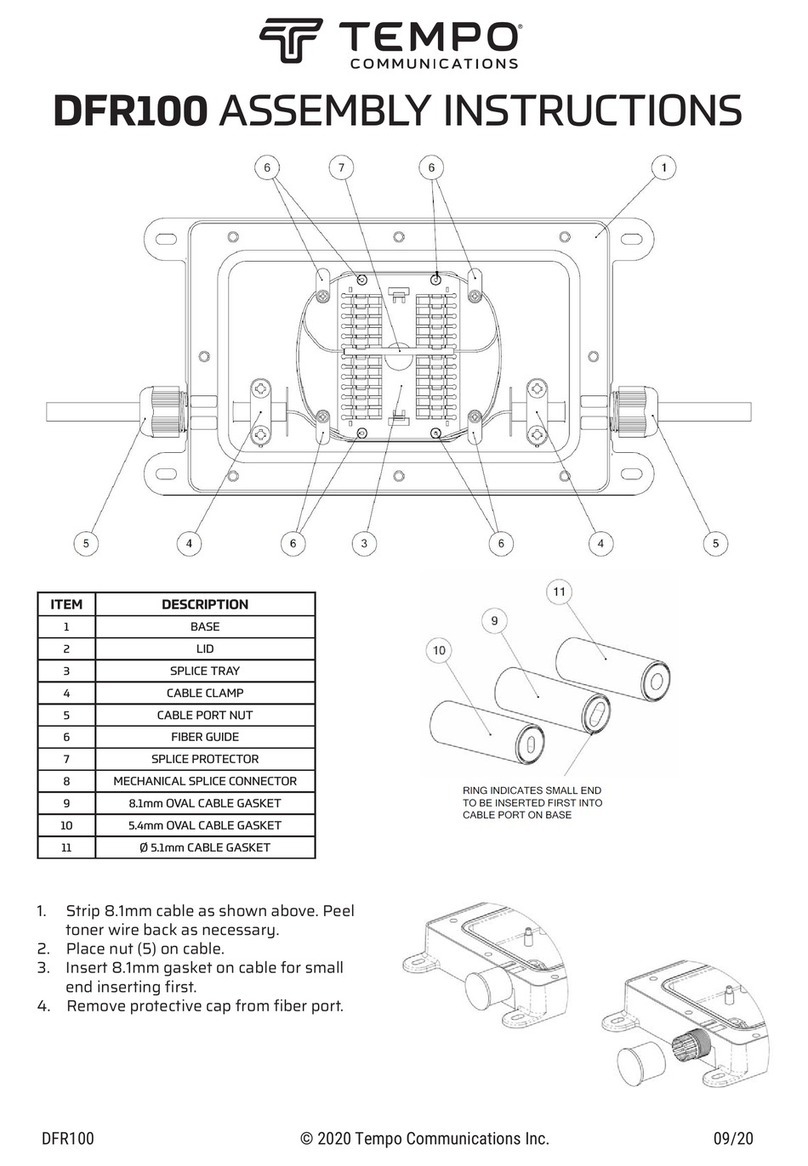 Tempo Fitness DFR100 Assembly instruction