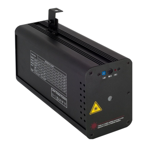 Laserworld EL-200S DMX User manual Laserworld EL-200S DMX User manual