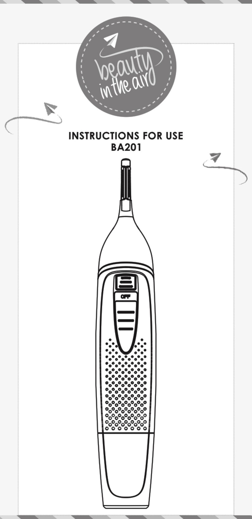 abc beauty in the air BA201 Instructions for use