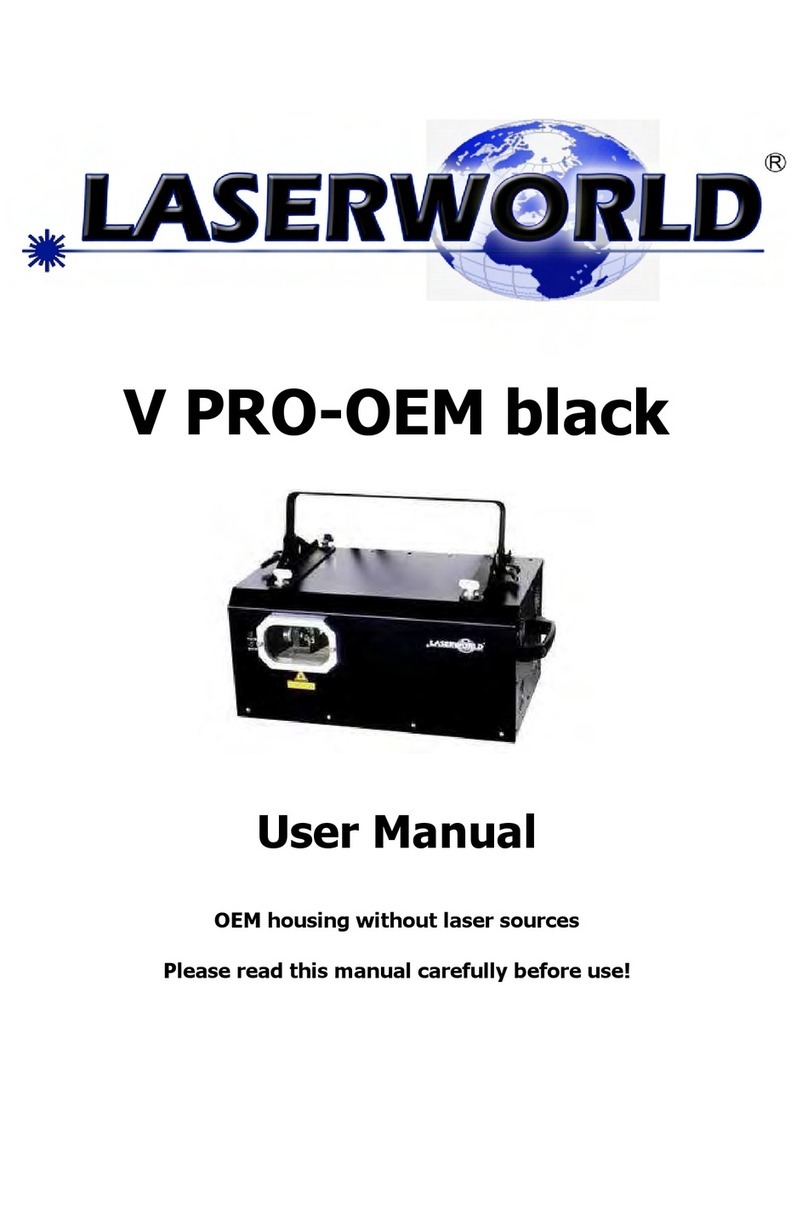 Laserworld V PRO-OEM User manual