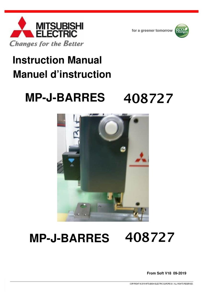 Mitsubishi Electric MP-J-BARRES instruction manual