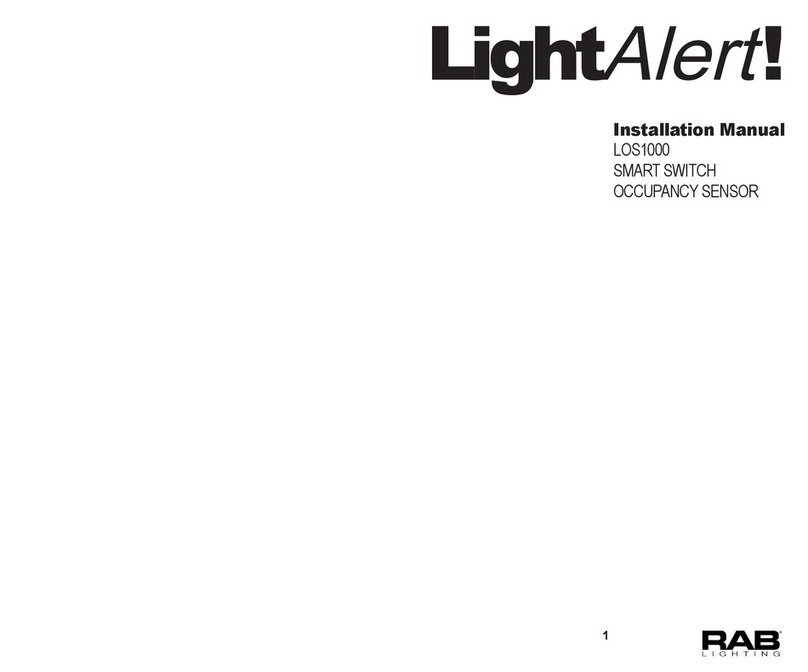 RAB Lighting LightAlert LOS1000 installation manual