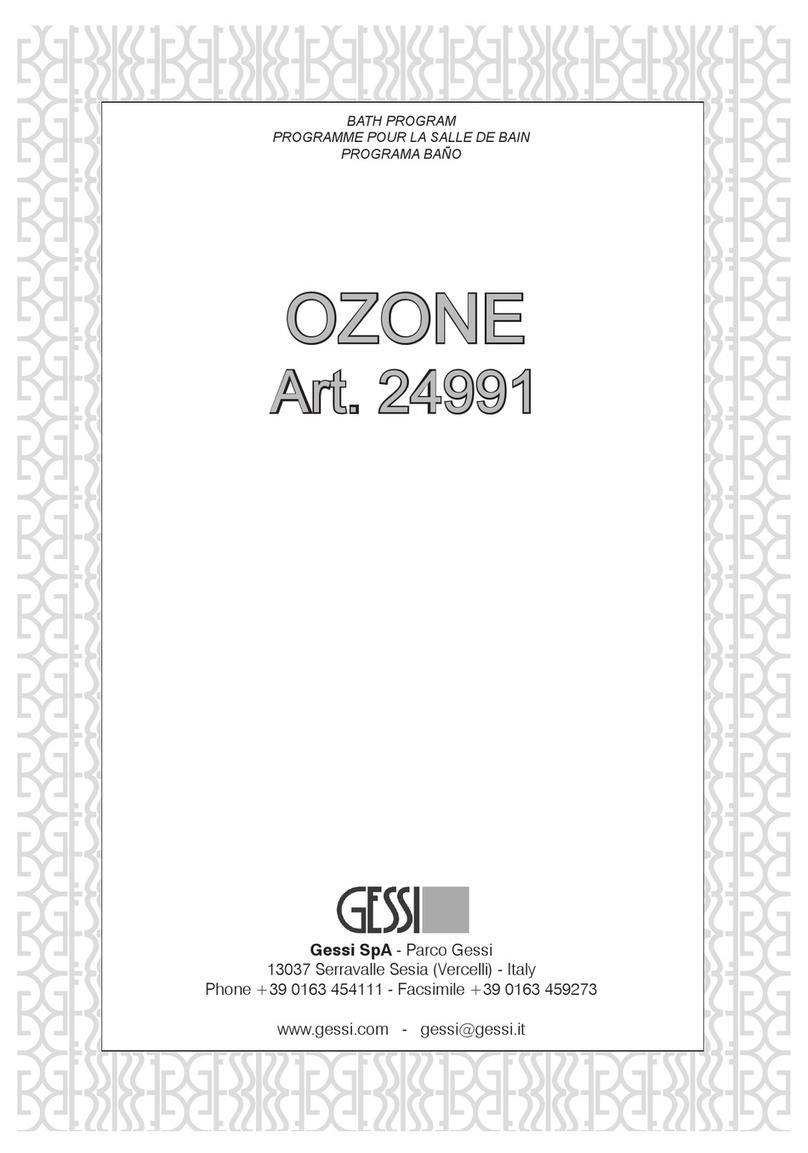 Gessi OZONE User manual