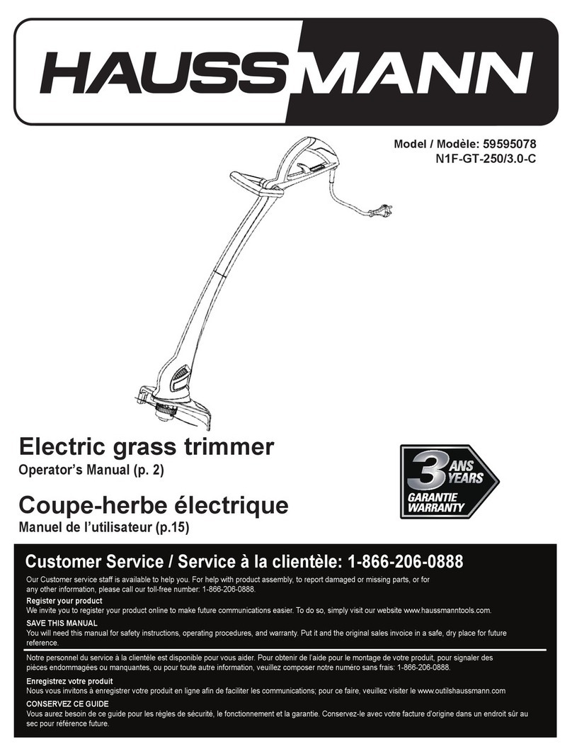 Haussmann 59595078 Operator's manual