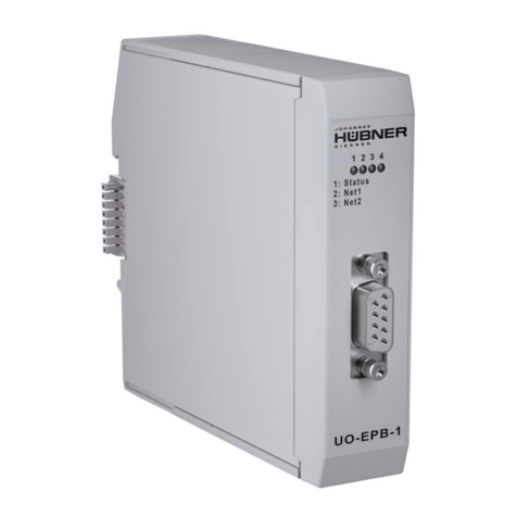 Hubner U-ONE-LWL operating instructions