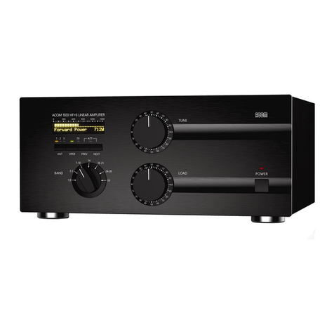 Acom 1500 User manual