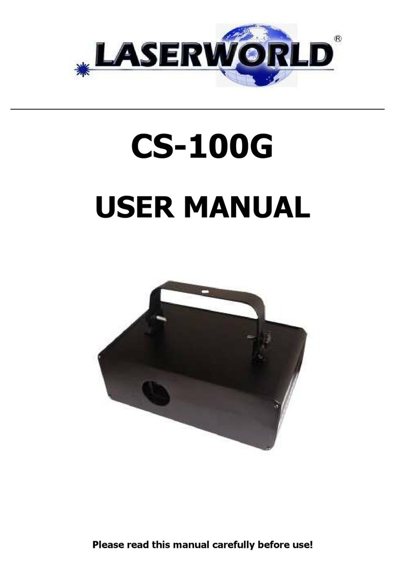 Laserworld CS-100G user manual