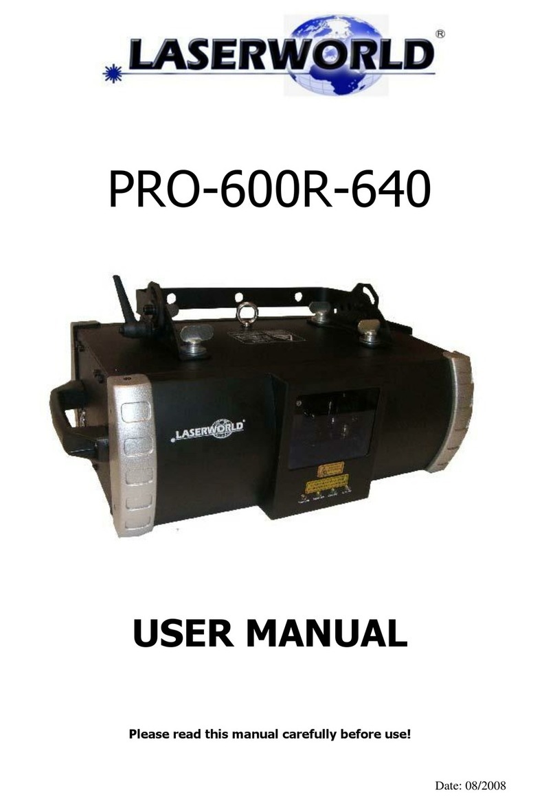 Laserworld PRO-600R-640 user manual